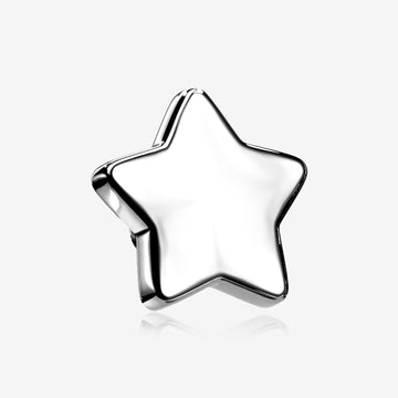 Implant Grade Titanium Internally Threaded Basic Flat Star Top Part